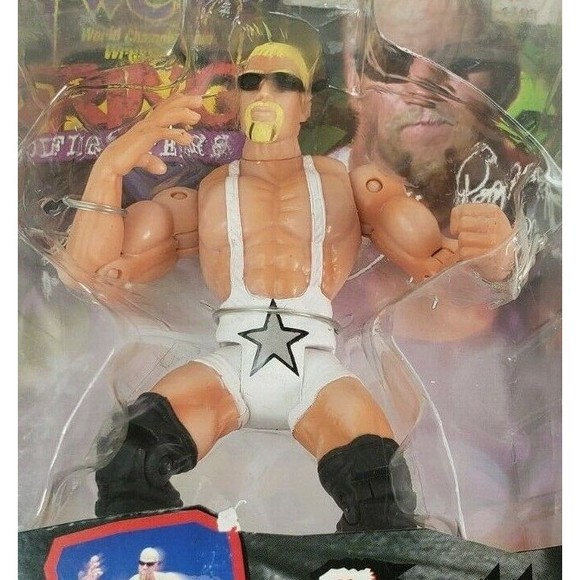WCW NWO Ring Fighters Scott Steiner action figure Brand New ToyBiz 1999 NOC - Picture 12 of 12